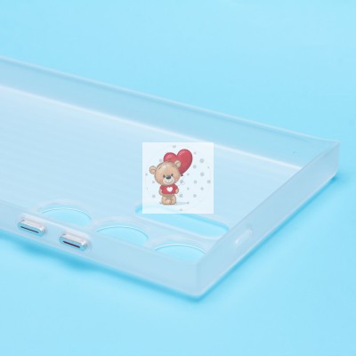 Чехол-накладка для Samsung Galaxy S24 Ultra (матовый прозрачный) - PC089 Чехол-накладка для Samsung Galaxy S24 Ultra (матовый прозрачный) - PC089