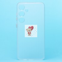 Чехол-накладка для Samsung Galaxy S24 (матовый прозрачный) - PC089