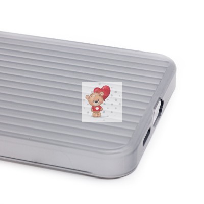 Чехол-накладка для Samsung Galaxy S24 (матовый прозрачный/черный) - PC089