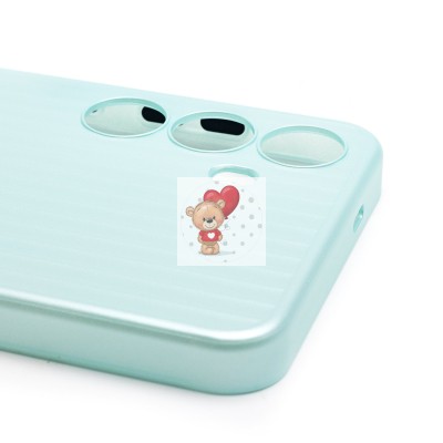 Чехол-накладка для Samsung Galaxy S24 (мятный) - PC089