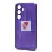 Чехол-накладка для Samsung Galaxy S24 (фиолетовый) - PC089