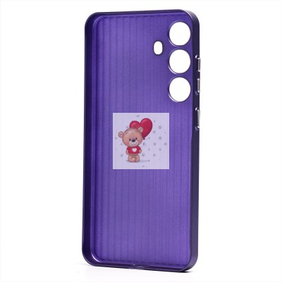 Чехол-накладка для Samsung Galaxy S24 (фиолетовый) - PC089
