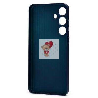 Чехол-накладка для Samsung Galaxy S24+ (титановый синий) - PC089