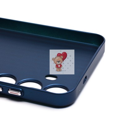 Чехол-накладка для Samsung Galaxy S24+ (титановый синий) - PC089