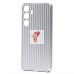 Чехол-накладка для Samsung Galaxy S24+ (серебяный) - PC089