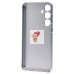 Чехол-накладка для Samsung Galaxy S24+ (серебяный) - PC089