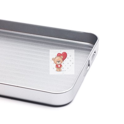 Чехол-накладка для Samsung Galaxy S24+ (серебяный) - PC089