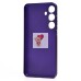 Чехол-накладка для Samsung Galaxy S24+ (фиолетовый) - PC089