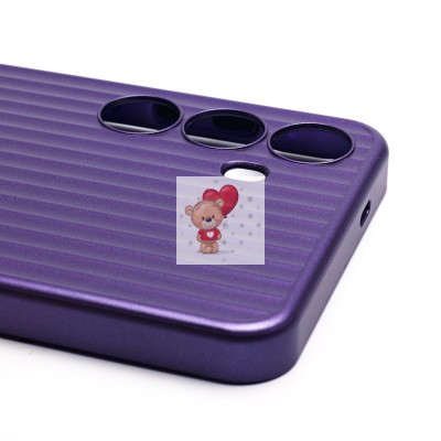 Чехол-накладка для Samsung Galaxy S24+ (фиолетовый) - PC089