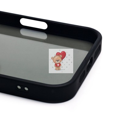 Чехол-накладка для Apple iPhone 16 Plus (черный) - PC090