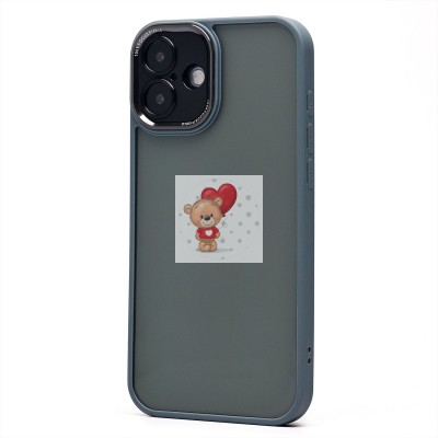 Чехол-накладка для Apple iPhone 16 Plus (серый) - PC090