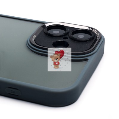 Чехол-накладка для Apple iPhone 16 Plus (серый) - PC090