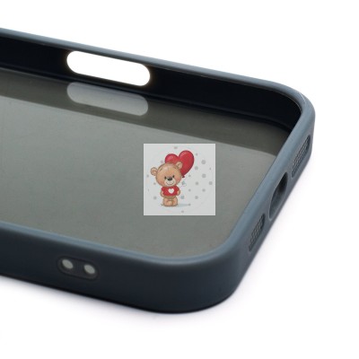 Чехол-накладка для Apple iPhone 16 Plus (серый) - PC090