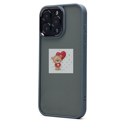 Чехол-накладка для Apple iPhone 16 Pro Max (серый) - PC090