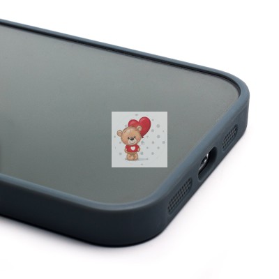 Чехол-накладка для Apple iPhone 16 Pro Max (серый) - PC090