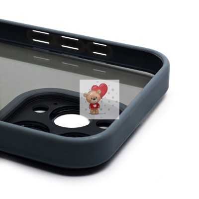 Чехол-накладка для Apple iPhone 16 Pro Max (серый) - PC090