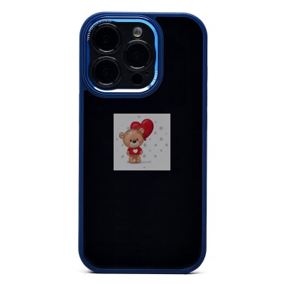 Чехол-накладка для Apple iPhone 16 Pro (синий) - PC090