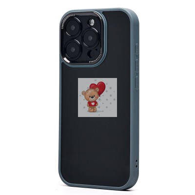 Чехол-накладка для Apple iPhone 16 Pro (серый) - PC090