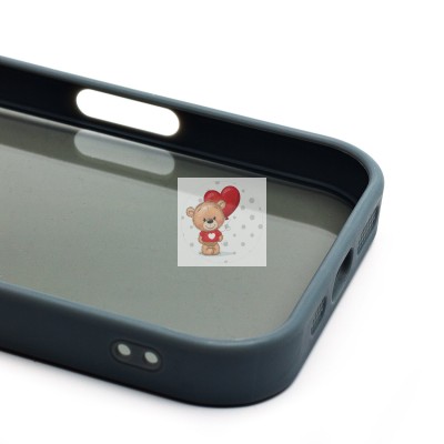 Чехол-накладка для Apple iPhone 16 Pro (серый) - PC090