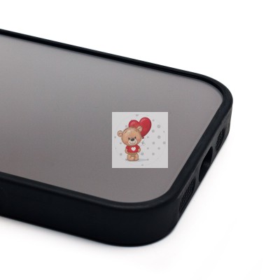 Чехол-накладка для Apple iPhone 16 (черный) - PC090