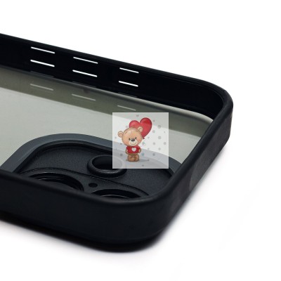 Чехол-накладка для Apple iPhone 16 (черный) - PC090