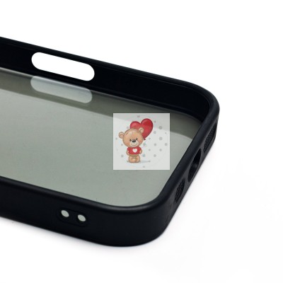 Чехол-накладка для Apple iPhone 16 (черный) - PC090