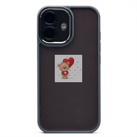 Чехол-накладка для Apple iPhone 16 (серый) - PC090