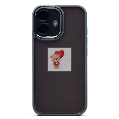 Чехол-накладка для Apple iPhone 16 (серый) - PC090 Чехол-накладка для Apple iPhone 16 (серый) - PC090