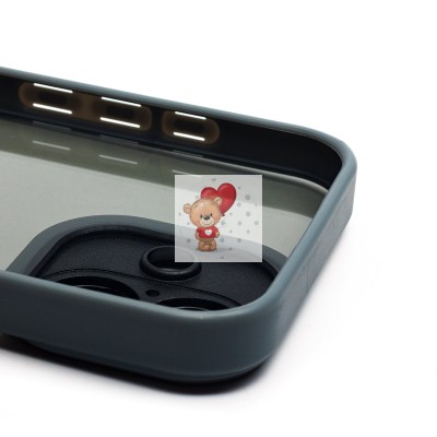 Чехол-накладка для Apple iPhone 16 (серый) - PC090