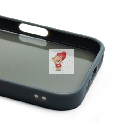 Чехол-накладка для Apple iPhone 16 (серый) - PC090