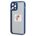 Чехол-накладка для Apple iPhone 12 Pro (синий) - PC090 Чехол-накладка для Apple iPhone 12 Pro (синий) - PC090