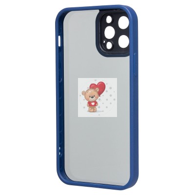 Чехол-накладка для Apple iPhone 12 Pro (синий) - PC090 Чехол-накладка для Apple iPhone 12 Pro (синий) - PC090