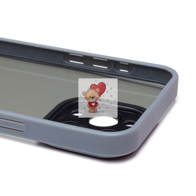 Чехол-накладка для Apple iPhone 15 Pro Max (серый) - PC090