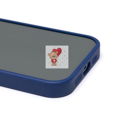 Чехол-накладка для Apple iPhone 15 (синий) - PC090