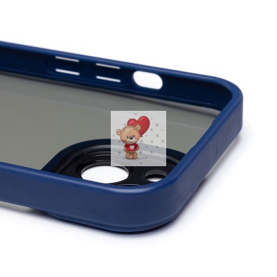 Чехол-накладка для Apple iPhone 15 (синий) - PC090