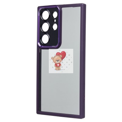 Чехол-накладка для Samsung Galaxy S23 Ultra (сиреневый) - PC090