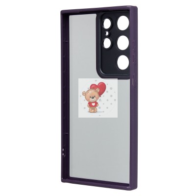 Чехол-накладка для Samsung Galaxy S23 Ultra (сиреневый) - PC090