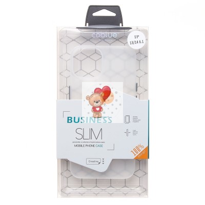 Чехол-накладка для Apple iPhone 14/iPhone 13 (матовый прозрачный/белый) - PC091 Чехол-накладка для Apple iPhone 14/iPhone 13 (матовый прозрачный/белый) - PC091