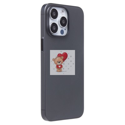 Чехол-накладка для Apple iPhone 15 Pro Max (матовый прозрачный/черный) - PC091 Чехол-накладка для Apple iPhone 15 Pro Max (матовый прозрачный/черный) - PC091