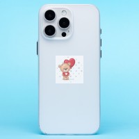 Чехол-накладка для Apple iPhone 16 Pro Max (матовый прозрачный/белый) - PC091 Чехол-накладка для Apple iPhone 16 Pro Max (матовый прозрачный/белый) - PC091