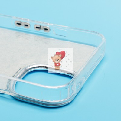 Чехол-накладка для Apple iPhone 13 (груд) (прозрачный) - PC092 Чехол-накладка для Apple iPhone 13 (груд) (прозрачный) - PC092