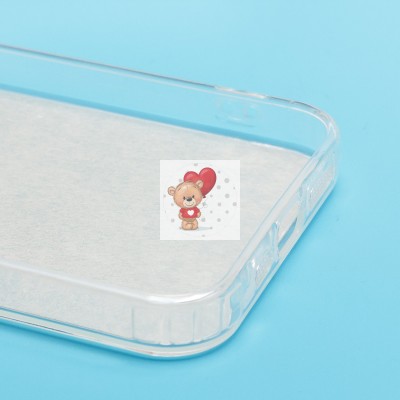 Чехол-накладка для Apple iPhone 13 (груд) (прозрачный) - PC092 Чехол-накладка для Apple iPhone 13 (груд) (прозрачный) - PC092