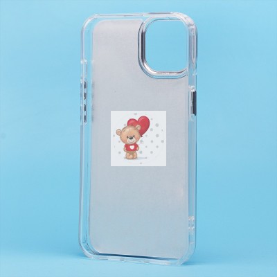 Чехол-накладка для Apple iPhone 13 (енот) (прозрачный) - PC092 Чехол-накладка для Apple iPhone 13 (енот) (прозрачный) - PC092