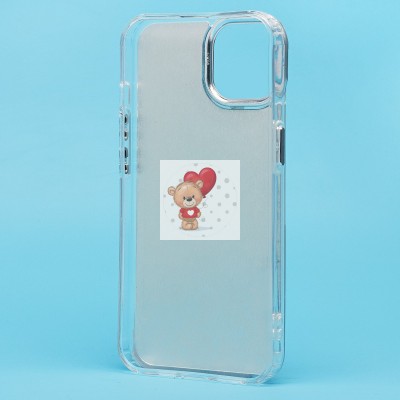 Чехол-накладка для Apple iPhone 13 (кот) (прозрачный) - PC092 Чехол-накладка для Apple iPhone 13 (кот) (прозрачный) - PC092