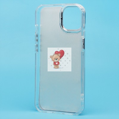 Чехол-накладка для Apple iPhone 13 (мишка) (прозрачный) - PC092 Чехол-накладка для Apple iPhone 13 (мишка) (прозрачный) - PC092
