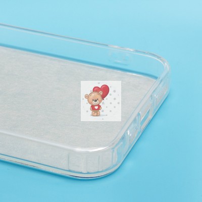 Чехол-накладка для Apple iPhone 13 (мишка) (прозрачный) - PC092 Чехол-накладка для Apple iPhone 13 (мишка) (прозрачный) - PC092