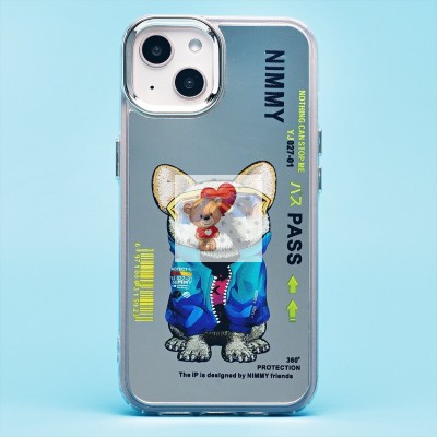 Чехол-накладка для Apple iPhone 13 (собака) (прозрачный) - PC092 Чехол-накладка для Apple iPhone 13 (собака) (прозрачный) - PC092