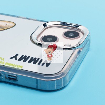 Чехол-накладка для Apple iPhone 13 (собака) (прозрачный) - PC092