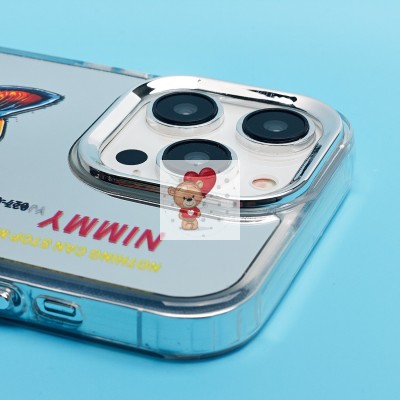 Чехол-накладка для Apple iPhone 14 Pro Max (кот) (прозрачный) - PC092 Чехол-накладка для Apple iPhone 14 Pro Max (кот) (прозрачный) - PC092