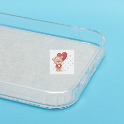 Чехол-накладка для Apple iPhone 14 Pro Max (кот) (прозрачный) - PC092 Чехол-накладка для Apple iPhone 14 Pro Max (кот) (прозрачный) - PC092